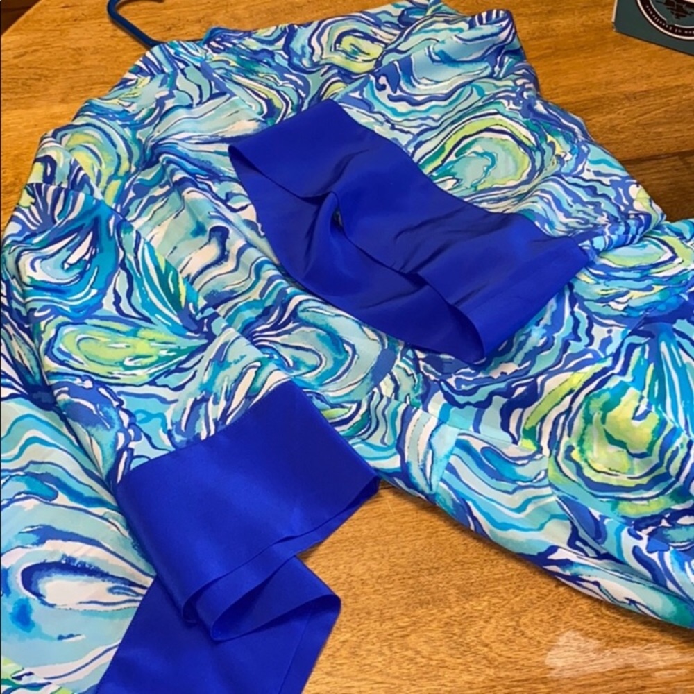 🛑SOLD 🛑 🆕 Lilly Pulitzer Silk dress size M - Picture 7 of 9